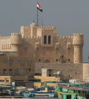 CITADEL OF QAITBAY IN ALEXANDRIA 