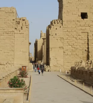 Karnak temple entrance