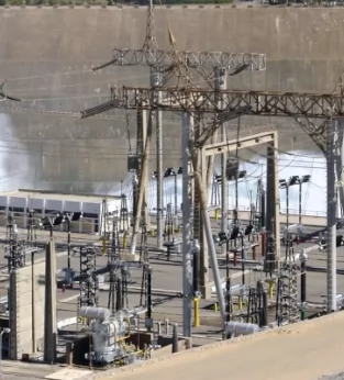 The Aswan High Dam on the Nile River 1