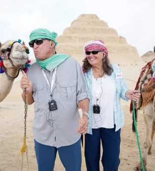 THE STEP PYRAMID IN SAQQARA