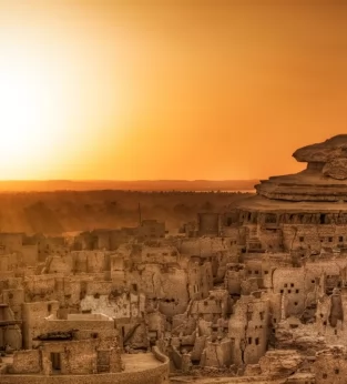 Old Town of Siwa-Oase in Egypt 