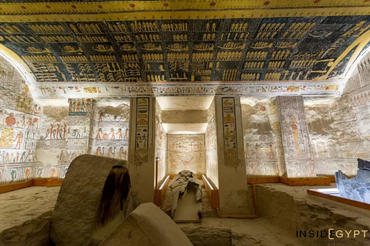 The tomb of Ramses VI in the Valley of the Kings 