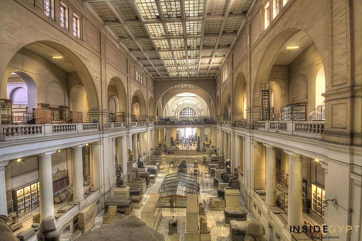 Inside the Egyptian Museum in Cairo 
