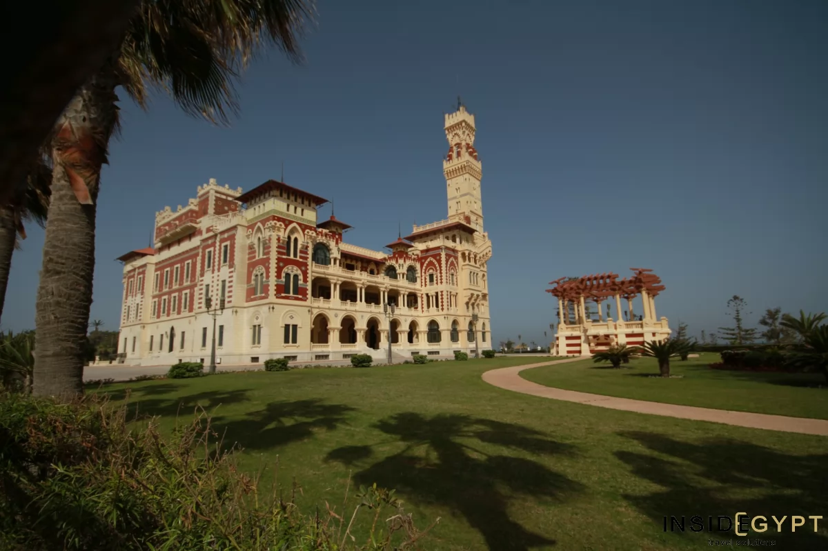 The King Farouk Royal Palace, the Montazah Gardens, Alexandria, Egypt. 