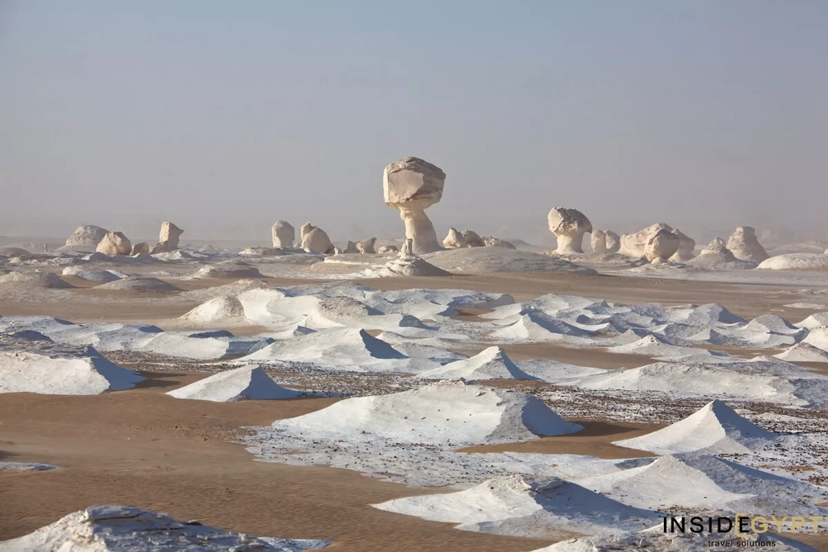 Egypt's White Desert amazing landscape