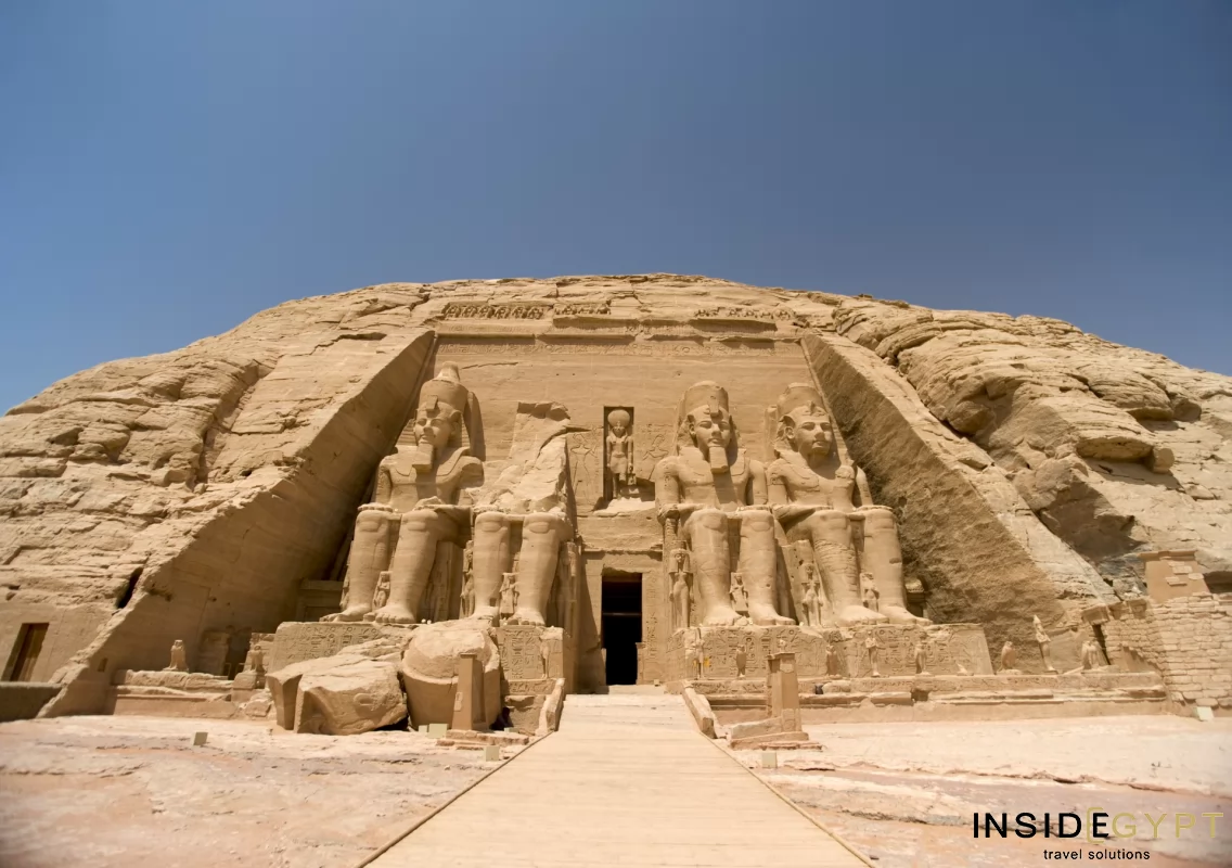 Entrance to the Great Temple of Abu Simbel 