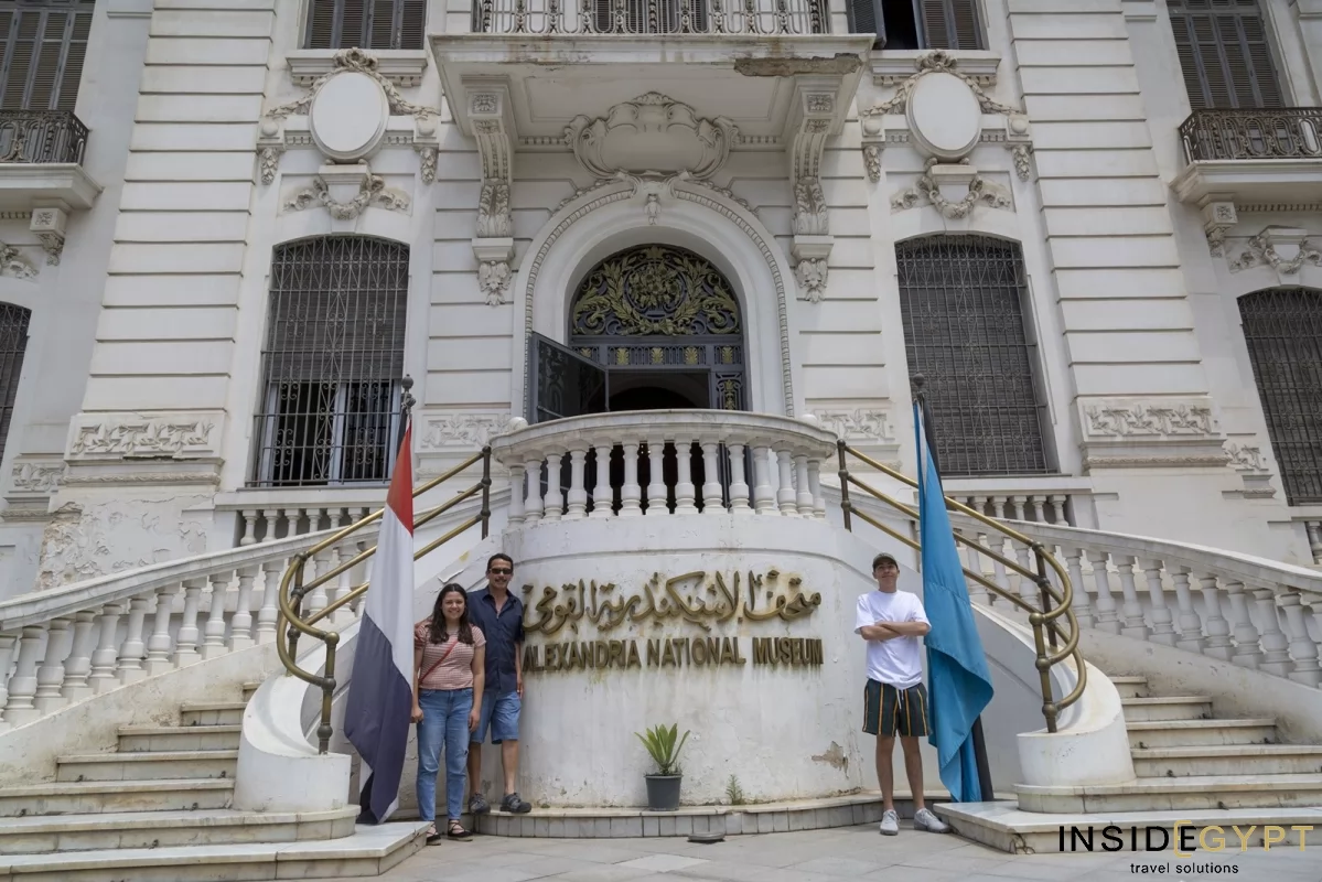 Entrance of the Alexandria National Museum 