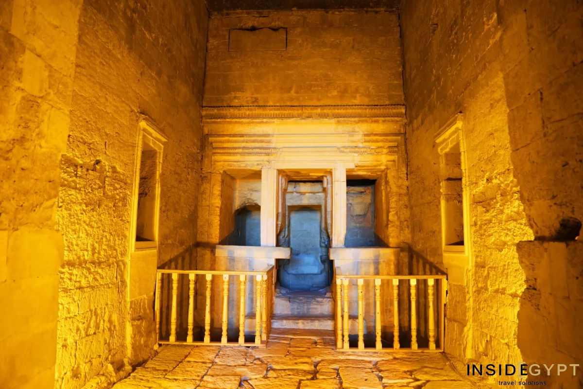 Interior of the Qasr Qaroun Temple