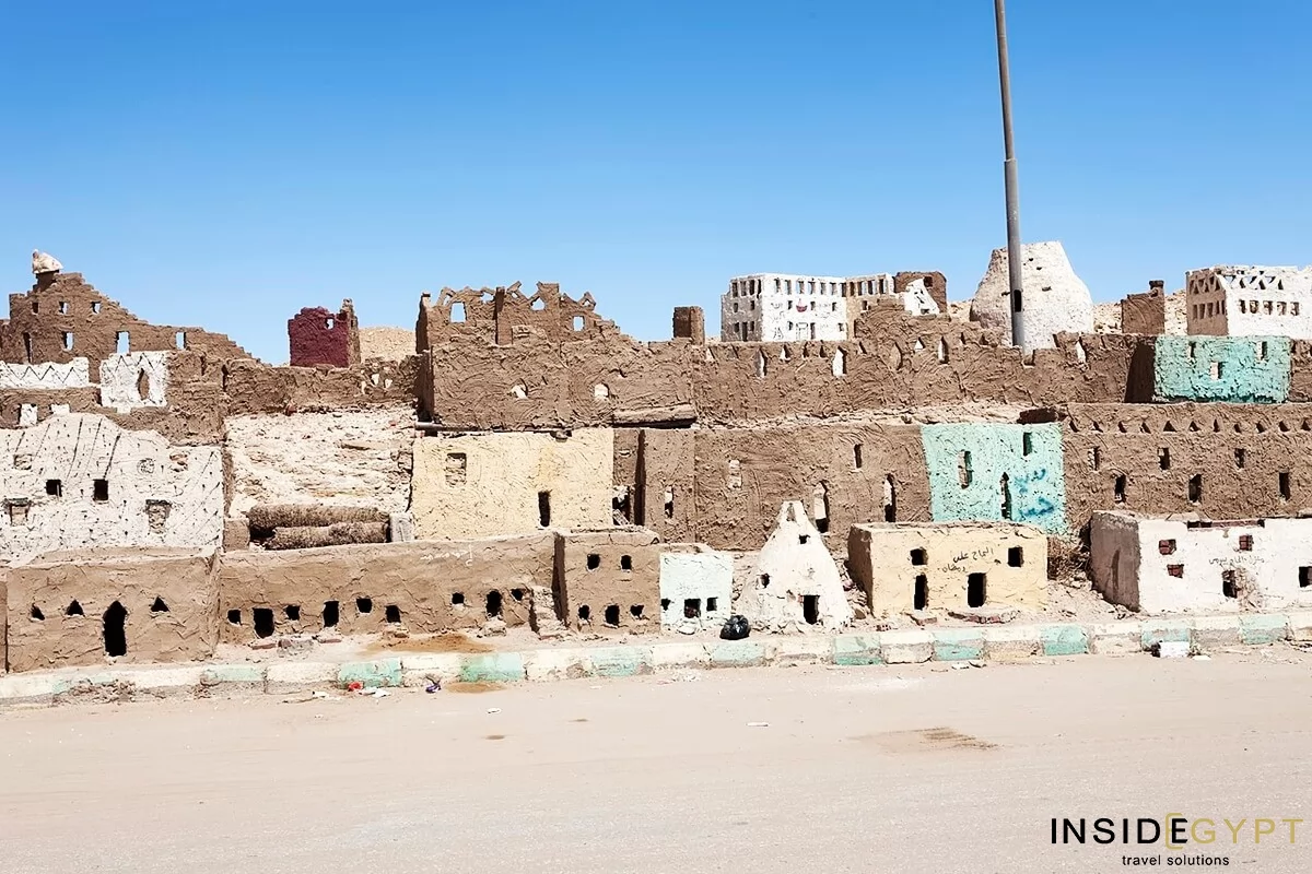 clay town of Bawiti in Egypt