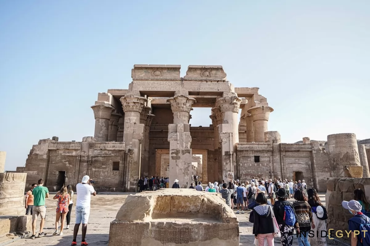 Tourists on the Temple Forecourt 