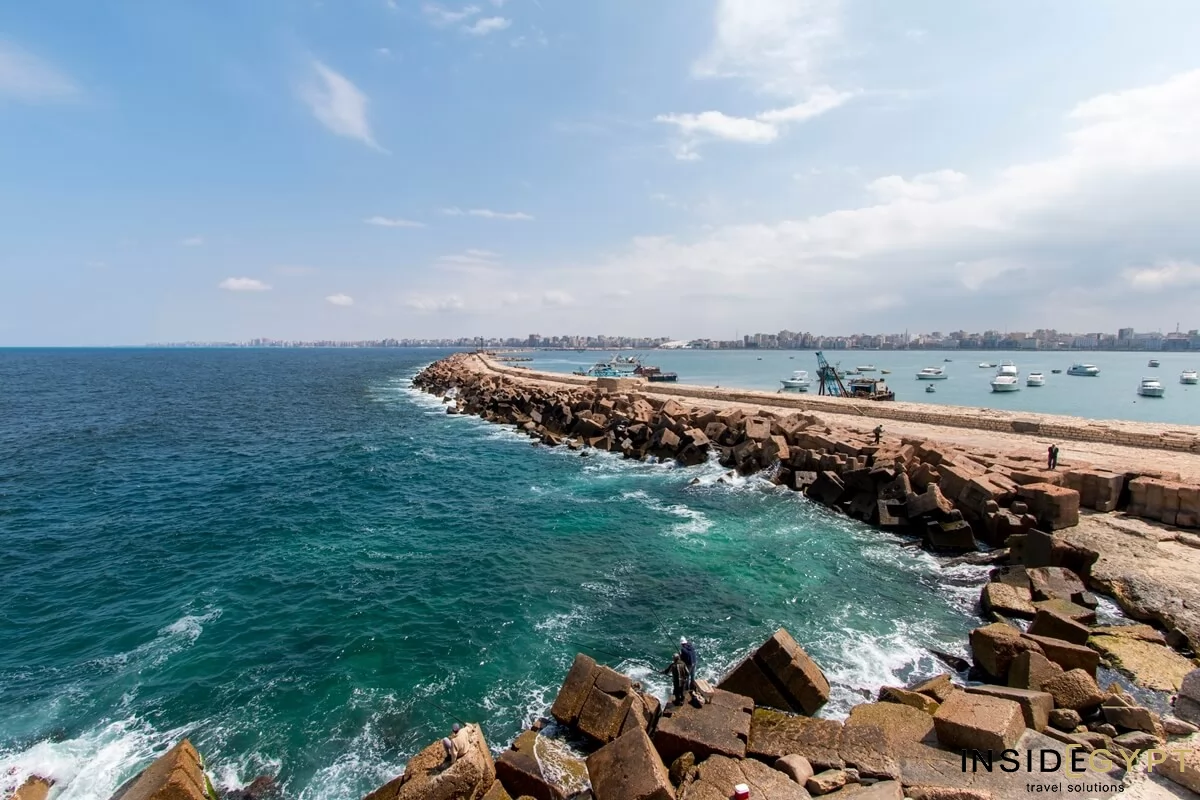 Port of Alexandria in Egypt 