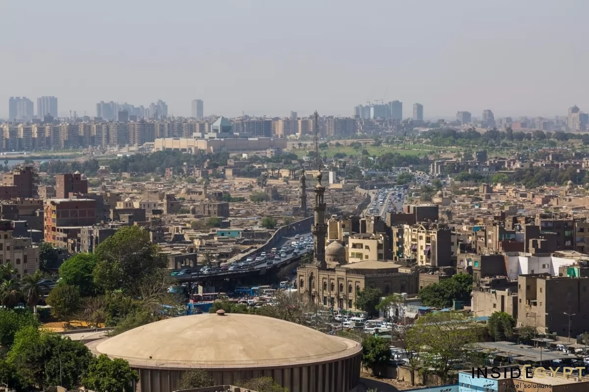 Bird's eye view of Old Cairo 