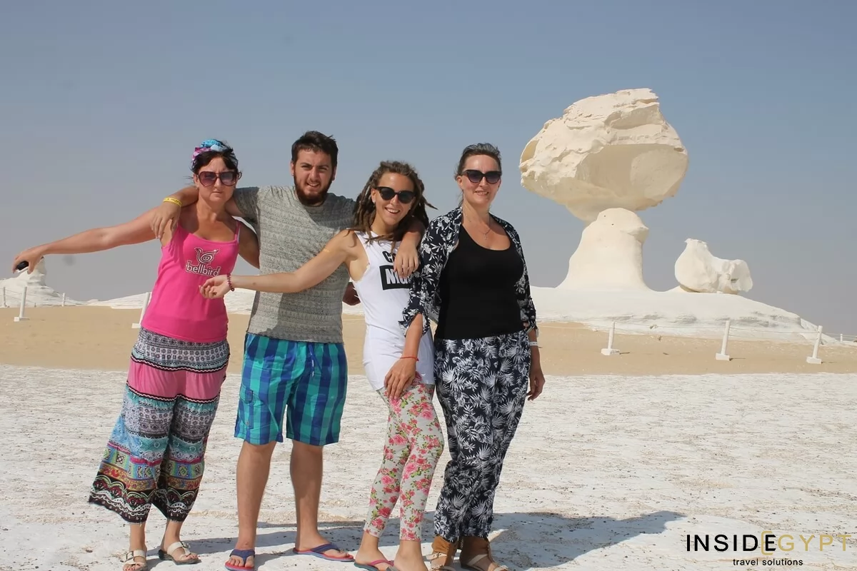 Inside Egypt tour on the White Desert in Egypt