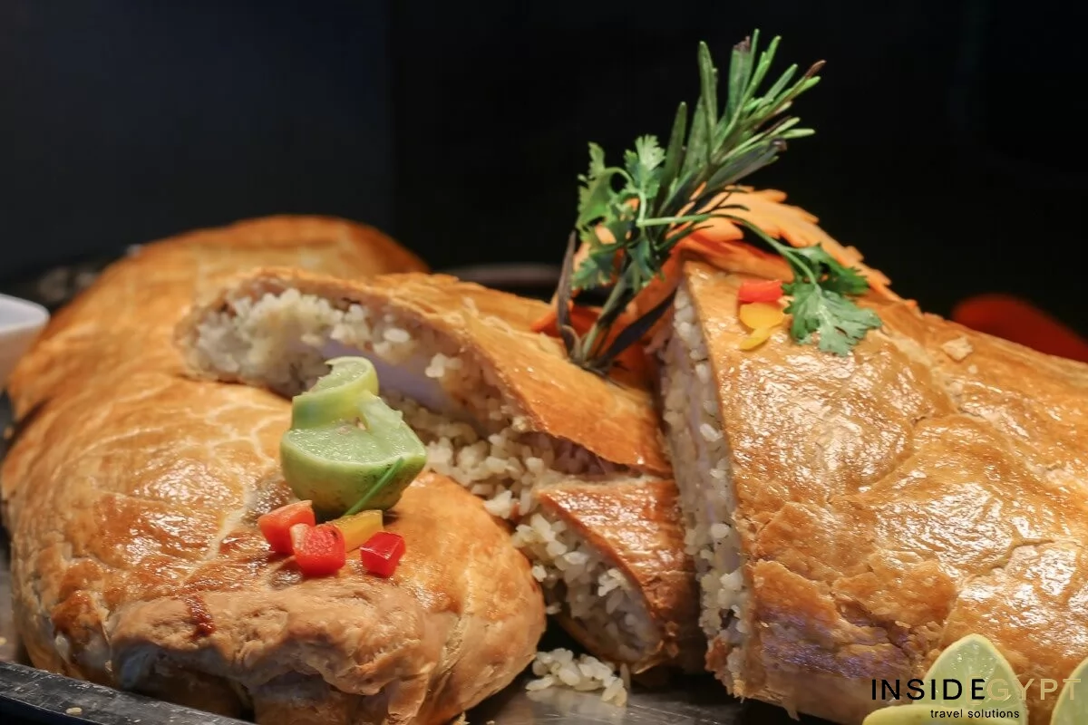 Egyptian delicacy served during Inside Egypt's Nile cruise