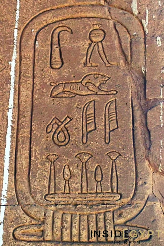 Egyptian hieroglyph for the Persian ruler Darius II 