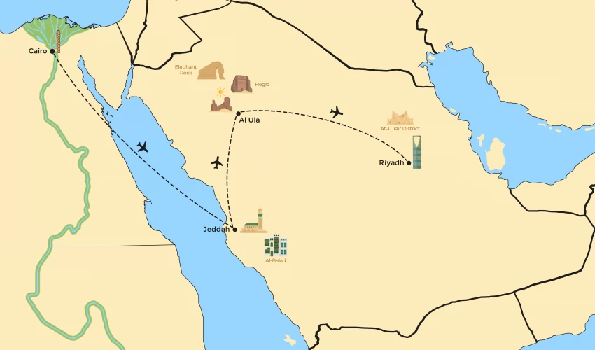 Egypt Saudi Arabia Tour